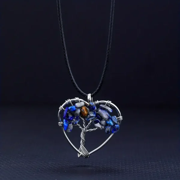 Florit Taşlı Hayat Ağacı Kolye - Zihinsel Netliği Artırın
