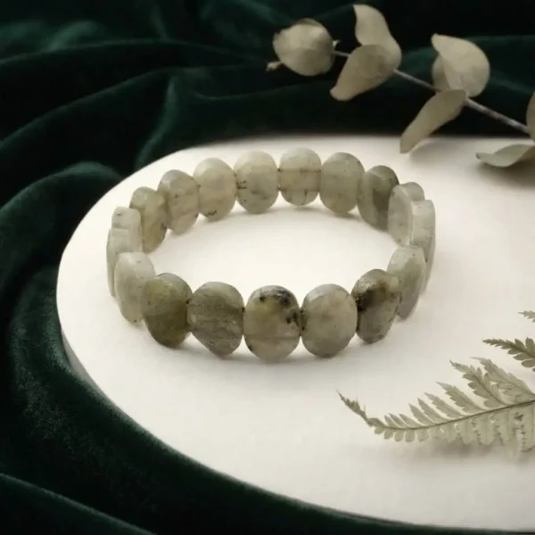 Doğal Labradorit Taşlı Rolex Model Bileklik | Sezgi, Koruma & Denge